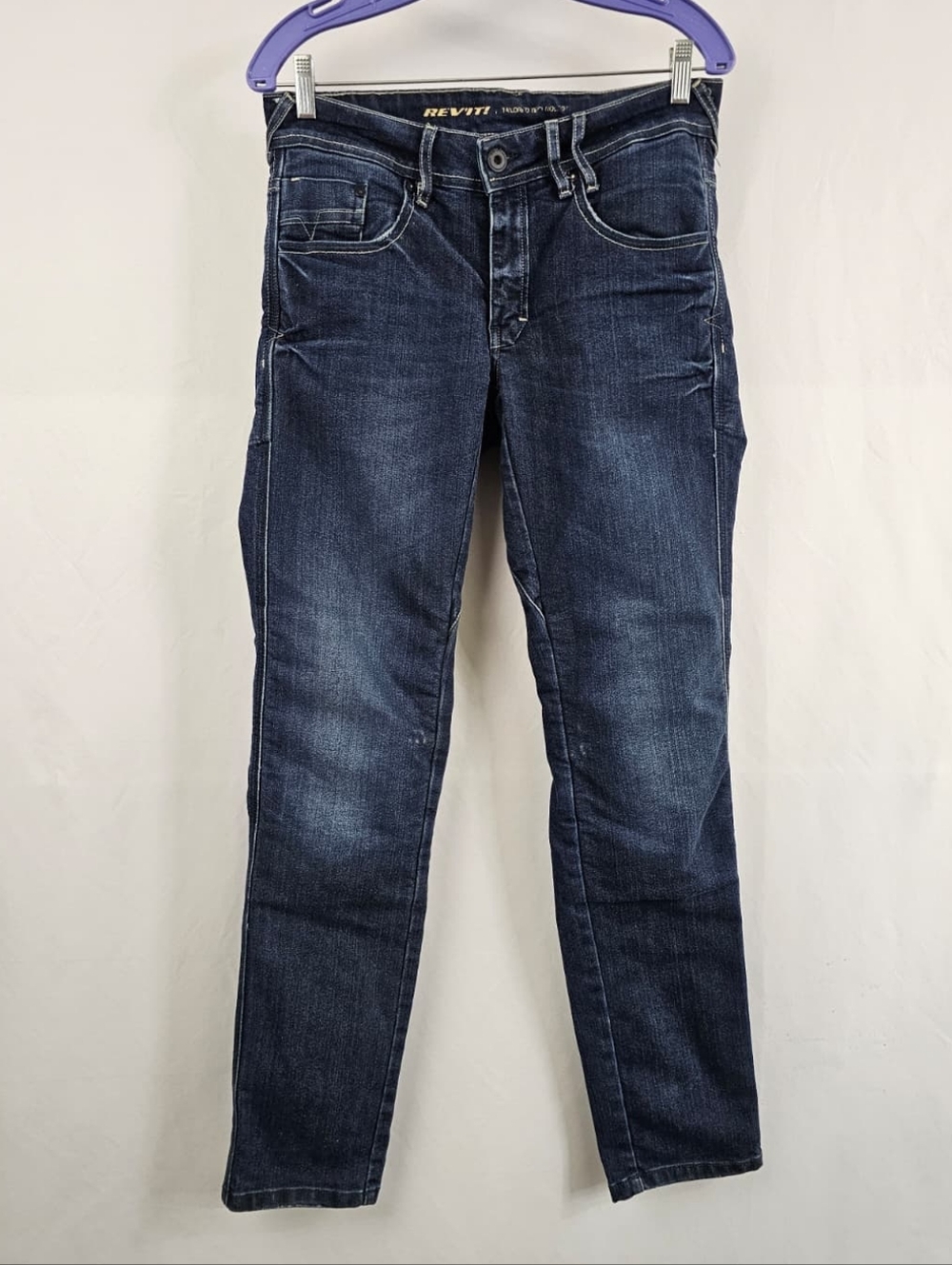 REV'IT! Austin TF Tapered Protective Motorcycle Riding Jeans, Sz 30